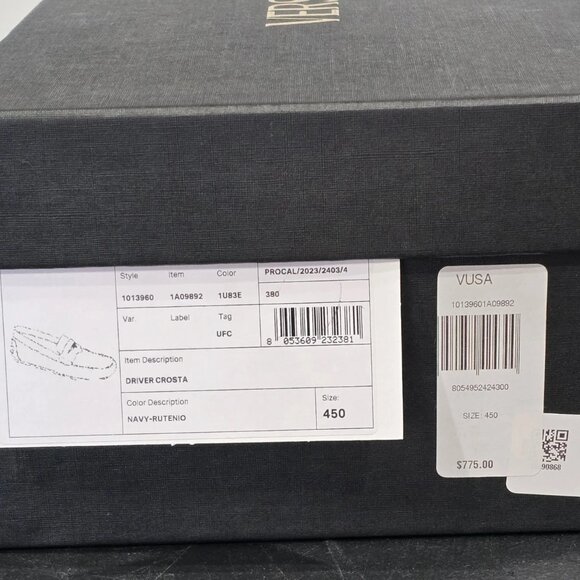 $775- Versace Driver Crosta Slip-On Loafers- Size 45/12 (RARE) main image 9
